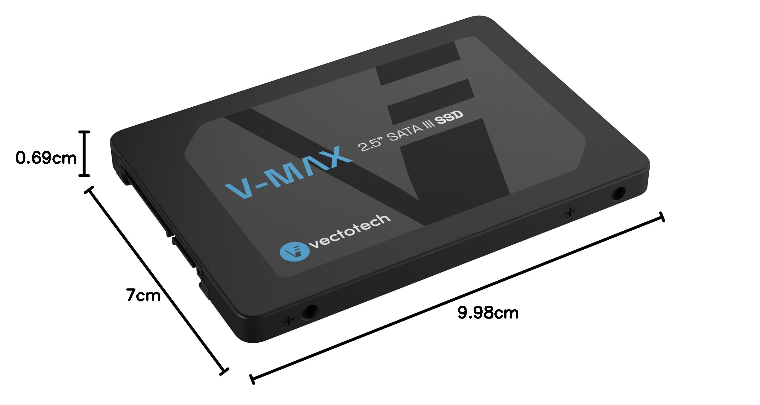 VectoTech V-MAX 1TB Internal SSD SATA III 6 Gb/s 3D NAND TLC 2.5